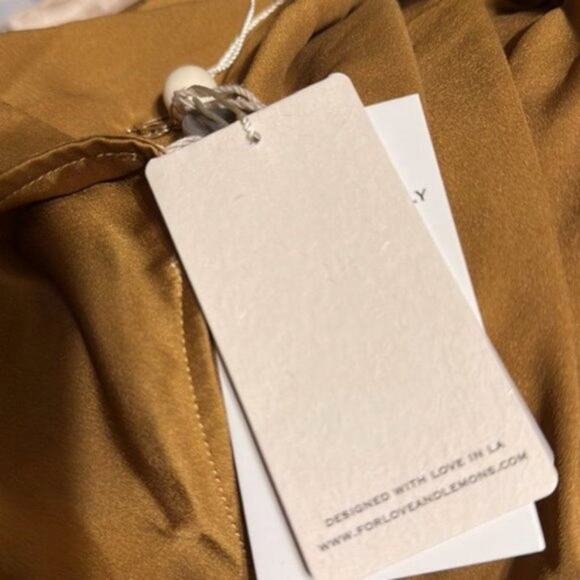 For Love and Lemons twinkle top camel L - Picture 5 of 8